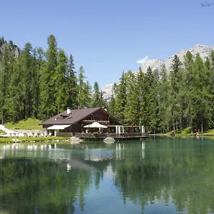 Lago Ghedina , Cortina d'Ampezzo Italië